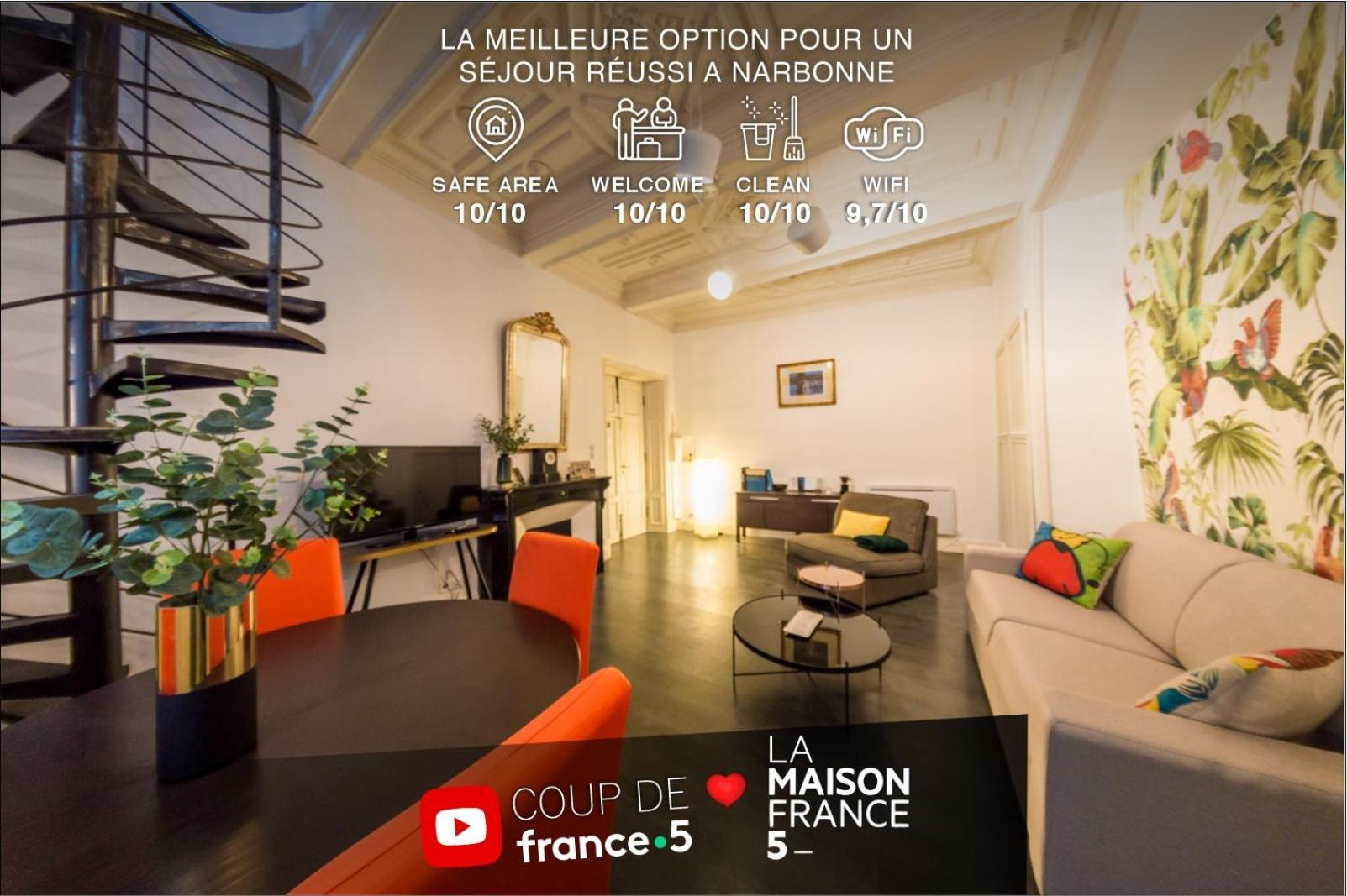 Retromirabeau - Chambre Suite & Appartements De Charme - Localisation Premium Narbonne Eksteriør billede